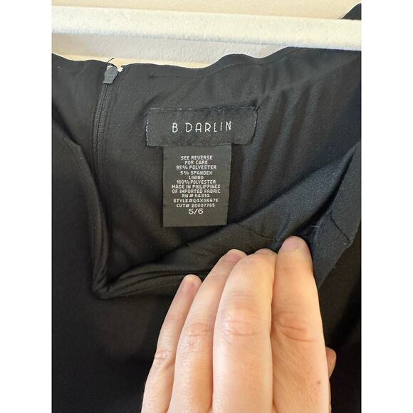 Vintage Y2K B. Darlin Juniors Rose Dark Romantic Goth Embroidered Mini Dress 5/6 - Picture 5 of 8